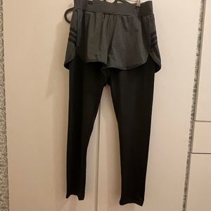 Yoga pants 2 in 1 how cool is that